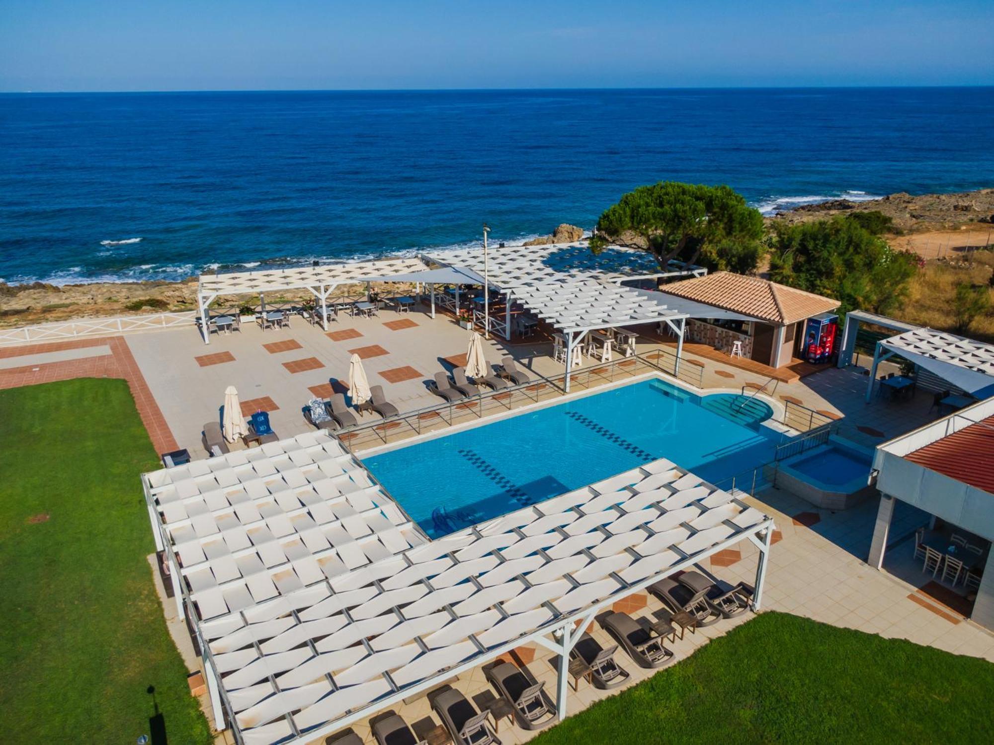 Mesogeios Hotel Marathopoli Bagian luar foto